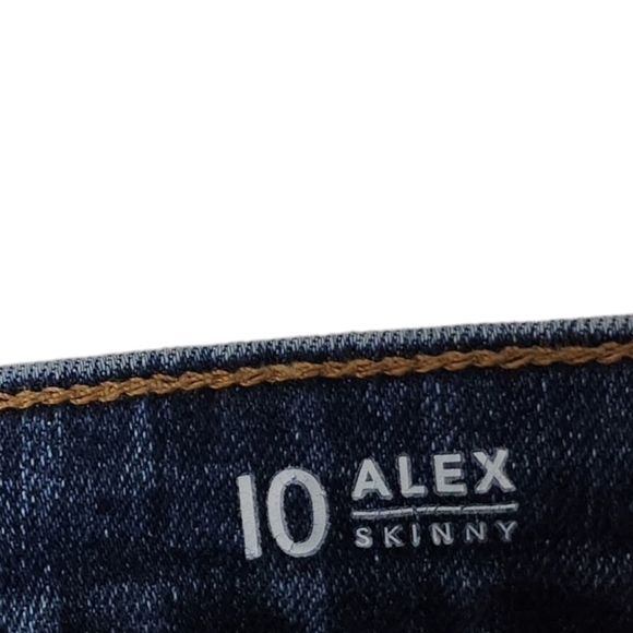Big Star Jeans Womens 28 Blue Alex Skinny Mid Rise Dark Wash Denim Stretch - Picture 5 of 13